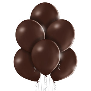 balon lateksowy pastelowy brązowy Cocoa Brown