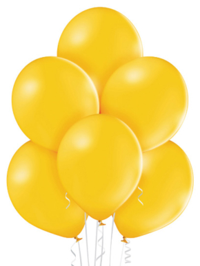 balon lateksowy pastelowy jasny pomarańczowy - ocher