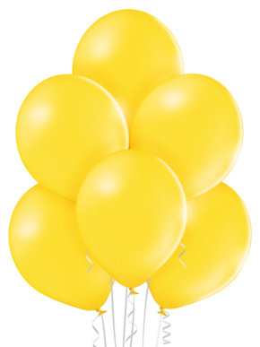 balon lateksowy pastelowy miodowy Bright Yellow