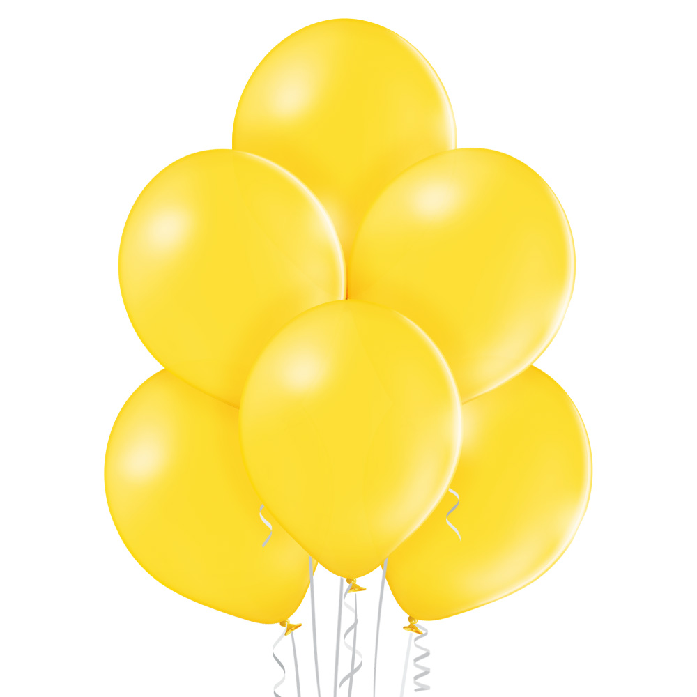 balon lateksowy pastelowy miodowy Bright Yellow