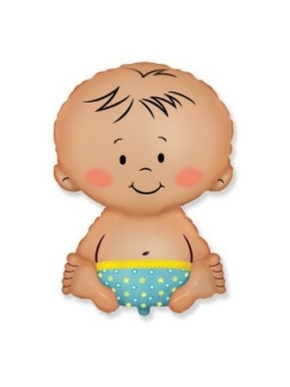 Balon foliowy bobas chłopiec