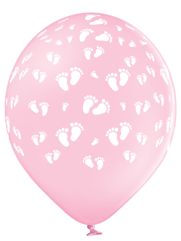 Balon-pink-z-nadr-stopy-dziecka