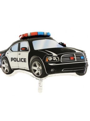 Balon foliowy policja czarna