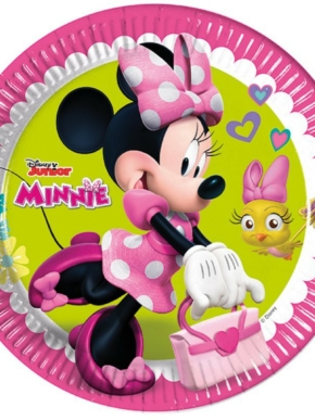 Talerzyki papierowe Minnie