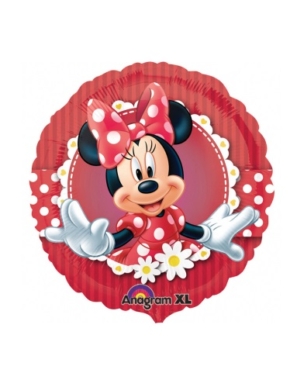 Balon foliowy Minnie czerwony