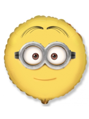 Balon foliowy okrągły twarz Dave