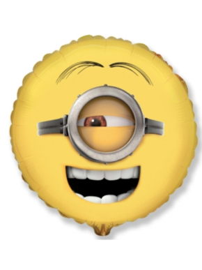 Balon foliowy okrągły twarz Dave