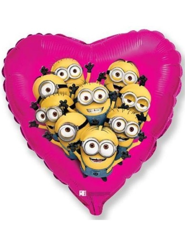 balon-foliowy-minions-serce