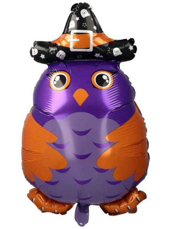 balon-sowa-w-kapeluszu