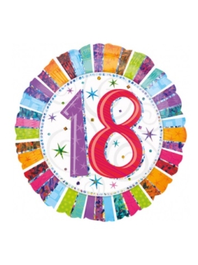 Balon foliowy 18 holograficzny