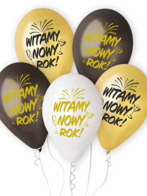 Balon lateksowy Witamy Nowy Rok