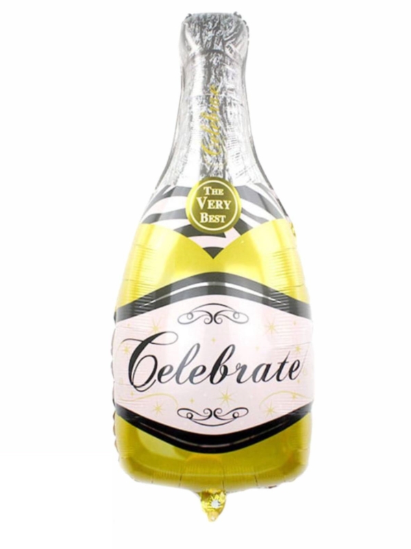Balon-Foliowy-Szampan-Zloty