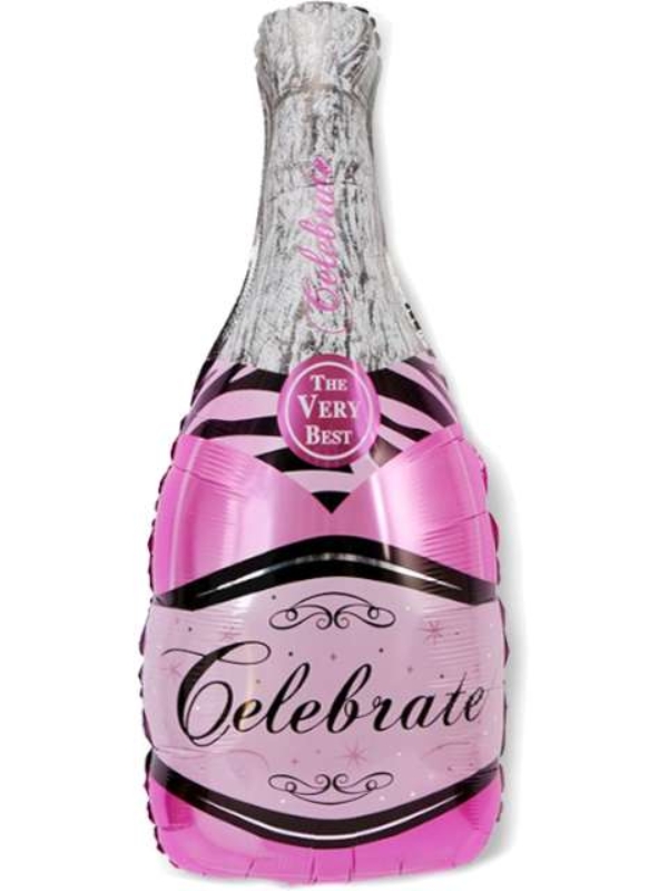 Balon-foliowy-szampan-rozowy