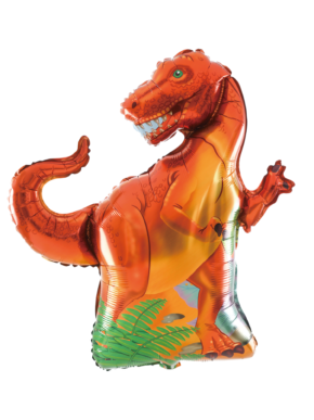 Balon foliowy tyranozaur czerwony