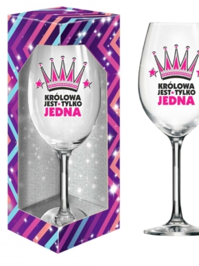 Kieliszek do wina Królowa jest tylko jedna640 ml