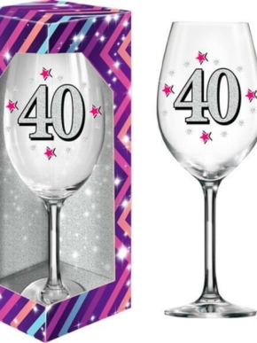 Kieliszek do wina 40 lat 640 ml