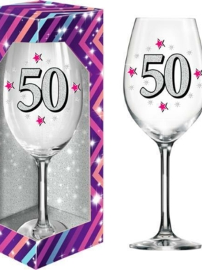 Kieliszek do wina 50 lat 640 ml