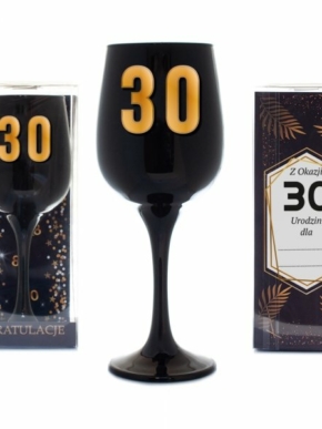 Kieliszek do wina 30 czarny