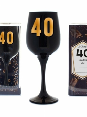 Kieliszek do wina 40 czarny