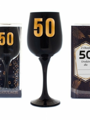 Kieliszek do wina 50 czarny