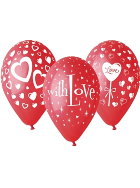 Balony lateksowe "love"