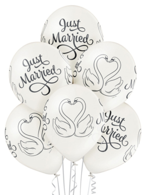 Balon lateksowy Just Married