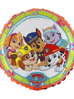 Balon foliowy okrągły Psi Patrol