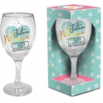 Kieliszek do wina Jestem Mamą Super Bohaterką