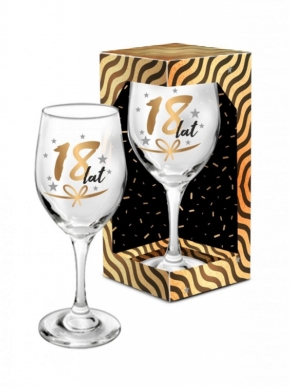 Kieliszek do wina 18 lat