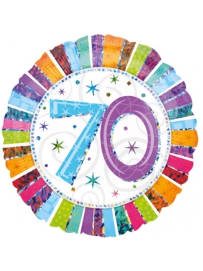Balon foliowy 70 holograficzny kolorowy