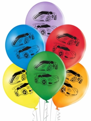 Balony lateksowe samochody