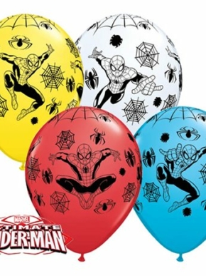 Balony lateksowe z nadrukiem Spiderman