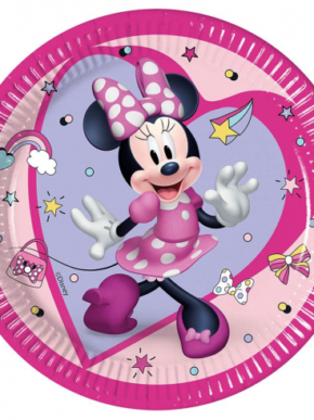 Talerzyki papierowe Myszki Minnie