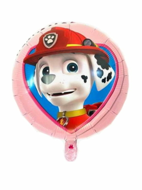 Balon Foliowy Psi Patrol Marshall różowy 18"