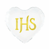 Balon foliowy serce z napisem IHS