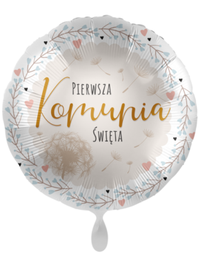 Balon foliowy Pierwsza Komunia Święta