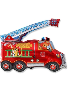 Balon Foliowy Wóz strażacki / Straż pożarna