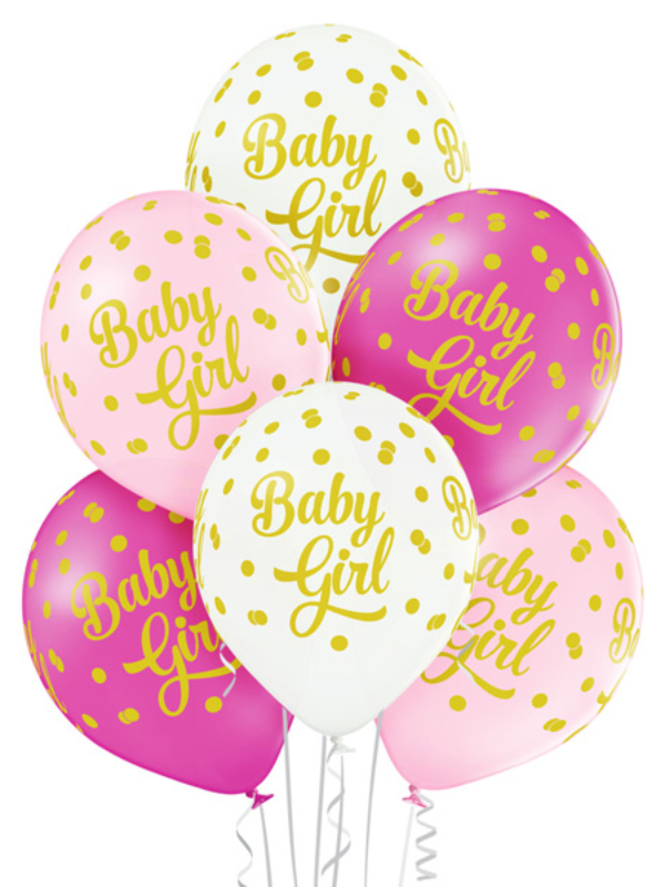 Balony-lateksowe-Baby-Girl-Pastel