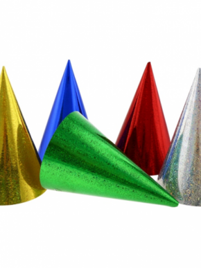 Czapeczki holograficzne mix