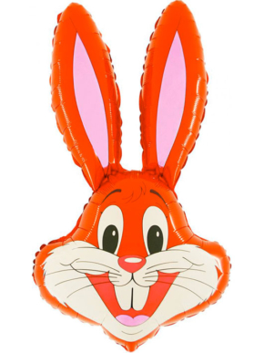 Balon foliowy królik głowa czerwony