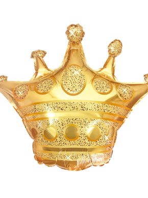Balon foliowy korona złota