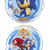 Okrągły balon foliowy z Sonic
