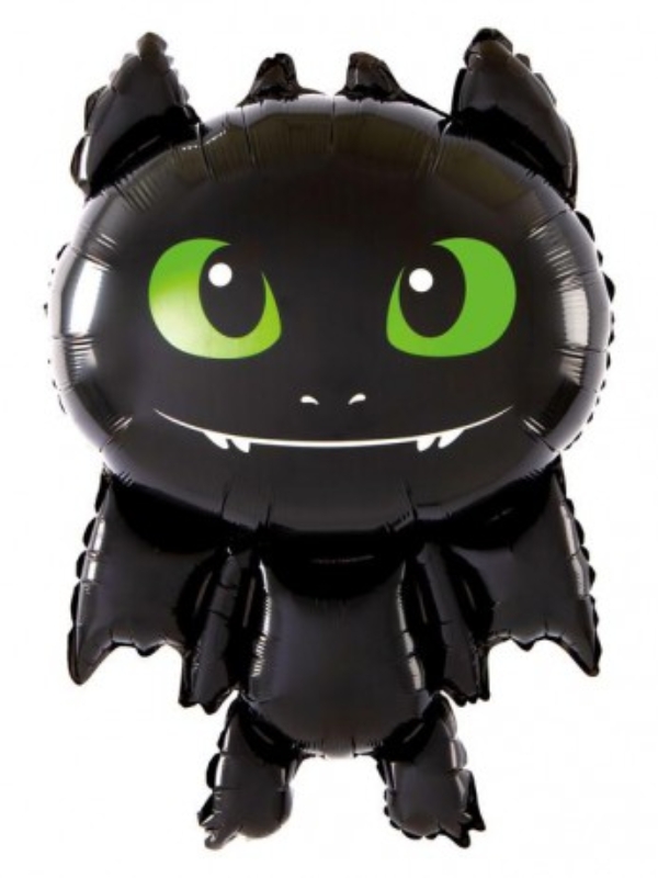 Balon foliowy nietoperz oczy zielone