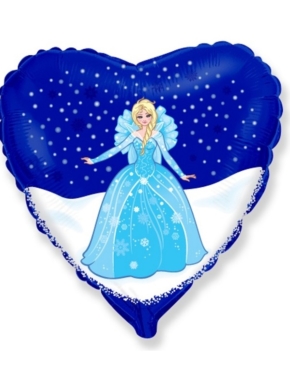 Balon foliowy serce księżniczka śniegu