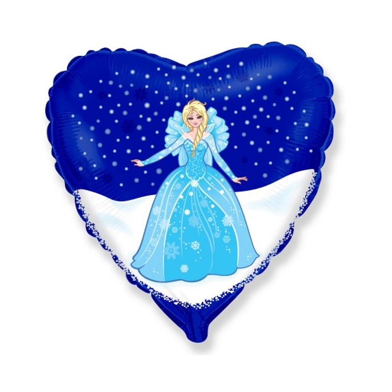 Balon foliowy serce księżniczka śniegu