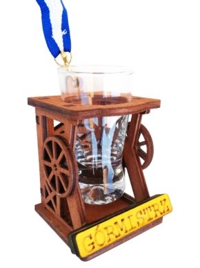 Szyb górniczy mały z kieliszkiem na smyczy