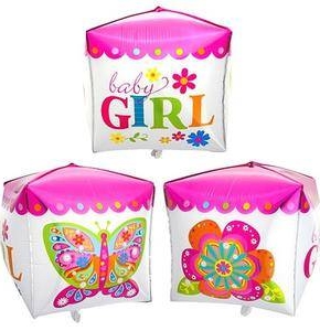 Balon foliowy kostka Baby Girl