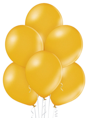 Balon lateksowy metaliczny złoty (gold)