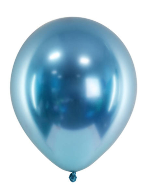 Balon lateksowy Glossy Chromowany zielone niebieski (blue)