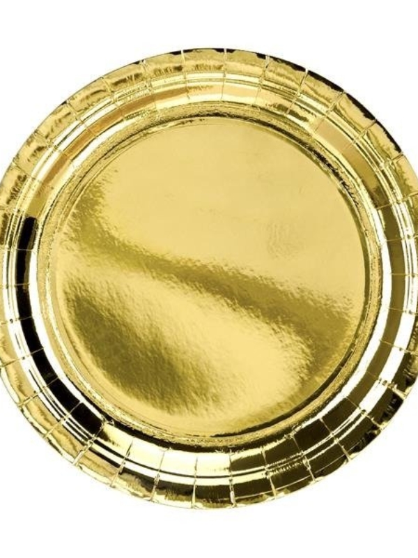 Talerzyki-okragle-zloty-23cm-1-op-6-szt